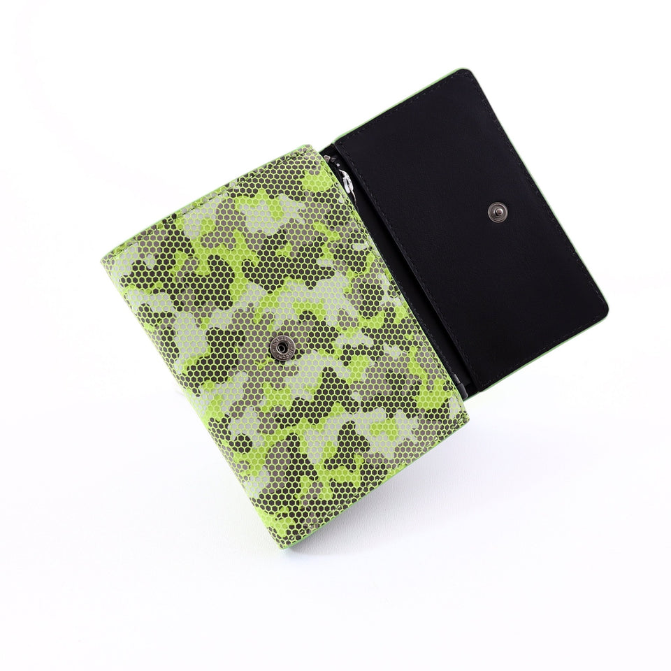 Unisex Wallet 8cc & Zip Pocket - Lime | COLDFIRE - COLDFIRE